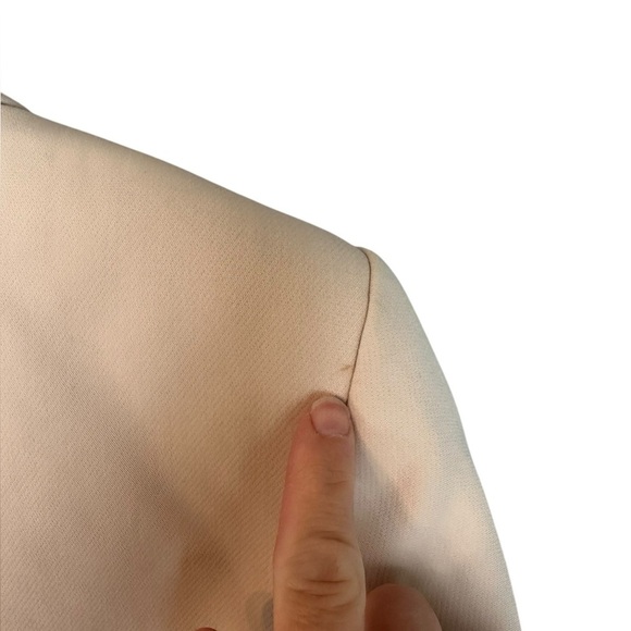 ZARA 2PIECES CROPPED BLAZER AND SPLIT SKIRT in Bone XS - Picture 15 of 16